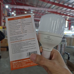 หลอดไฟ LED รูปตัว T ประสิทธิภาพสูง SKD 20W ขั้ว B22/E27 6500K 220V ตัวเรือนอะลูมิเนียม 1950 ลูเมนส์ 100lm/W 20,000 ชั่วโมง - Product Image 1