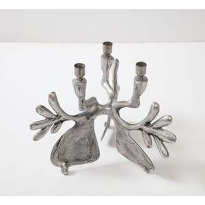 Candelabro elegante de aluminio fundido personalizado OEM ODM diseño candelabro de metal al por mayor candelabro de Navidad para el hogar y el jardín - Product Image 1