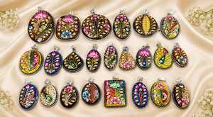 Colgantes de Aleación con Dijes de Flores Vintage, Chapados en Plata Antigua, con Incrustaciones de Cristales y Diamantes de Imitación, Joyería Unisex para Regalo - Product Image 4