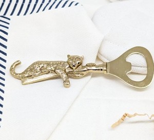 Abridor de Botellas con Forma de Leopardo, Abridor de Cerveza Metálico, Abridor de Botellas de Latón, Accesorio Decorativo para Bar en Casa - Product Image 4