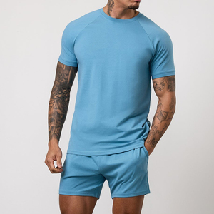 Shorts de sport décontractés pour hommes, longueur genou, été-automne, séchage rapide, respirants, écologiques, avec cordon de serrage, confortables, couleur unie, pour la course à pied - Product Image 5