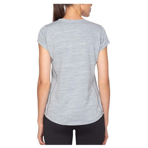 Vente directe usine – T-shirts de sublimation pour femmes, coupe ample, écologiques, personnalisables, col ajusté, vêtements de fitness respirants et à séchage rapide - Product Image 6