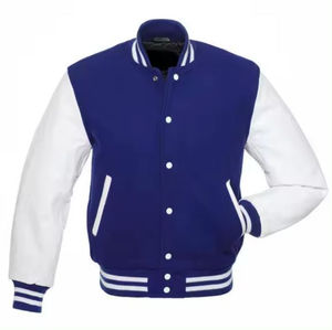 Veste de baseball personnalisée brodée style Varsity 2025 pour hommes, fabricant OEM - Product Image 1