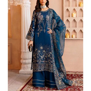 Shalwar Kameez brodé élégant pour femmes, tenue culturelle classique, tissu doux, vêtements modestes pour femmes, vêtements traditionnels pakistanais. - Product Image 2