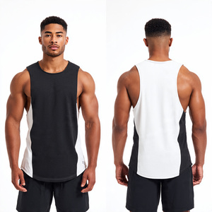 Vêtements de sport pour hommes, débardeur en mesh respirant, débardeur de musculation pour hommes, 100% polyester, débardeur de musculation pour hommes - Product Image 1