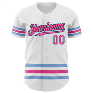 Uniforme de baseball personnalisé pour hommes, femmes et adultes, col en V, séchage rapide, vêtements de baseball, impression par sublimation, respirant, maillot de baseball OEM - Product Image 6