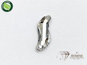 Strass en cristal ARIANA Wave à dos plat, pierres en cristal thermocollantes 8 mm, Rivoli 3D en vrac pour vêtements, sacs, chaussures, nail art et DIY - Product Image 1
