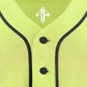 Ensemble de baseball pour hommes, matière 100% polyester, col en V de haute qualité, impression par transfert par sublimation par RIVIAN ATLANTIC - Product Image 6