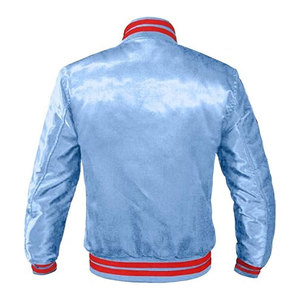 Chaqueta Universitaria Premium de Poliéster Alpha Greek, Chaqueta Bomber de Satén para Hermandades y Fraternidades, Chaqueta Deportiva Casual de Moda - Product Image 2