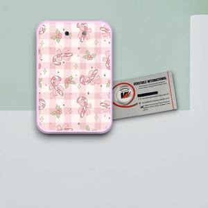 Plaques à cils en acrylique rose cerise écologiques de haute qualité, forme diamant, rectangle, carré, magnétiques, pour la fabrication de cils personnalisés de Noël - Product Image 3