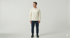 Sweat-shirts à col rond patchwork de haute qualité pour hommes, vêtements de sport décontractés, sweats en molleton surdimensionnés, sweats hip-hop - Product Image 1