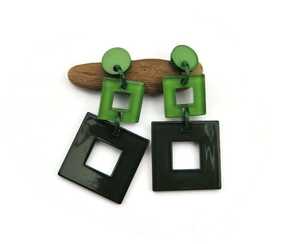 Pendientes de Resina Hechos a Mano para Mujeres y Niñas, Joyería Elegante y de Lujo con Acabado Duradero para Fiestas y Uso Casual - Product Image 2