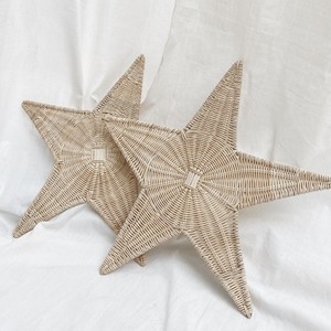 <b>Christmas</b> placemat set hand-weaving star rattan placemats dinner party accessory <b>gift</b> for holiday - Product Image 1
