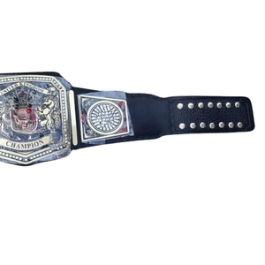 Ceinture de champion de lutte personnalisée de qualité supérieure, finition détaillée, design noir et or pour collectionneurs et événements - Product Image 3