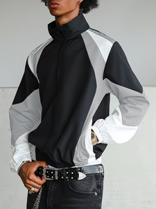 Custom OEM ODM Windbreaker <b>Jacket</b> Manufacturer <b>Men's</b> Outdoor Performance <b>Jacket</b> Polyester Nylon Private Label Custom Logo - Product Image 3