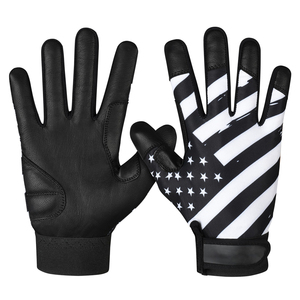 Gants de frappe de baseball PROVEN ENTERPRISES en cuir, couleurs et tailles personnalisables, légers, durables, fermeture à enfiler, gants longs - Product Image 3