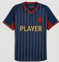 Camiseta de Fútbol para Hombre, Diseño Personalizado, Precio de Fábrica, Venta al Por Mayor, Fútbol Francés, Fútbol Americano, Tallas 25-26