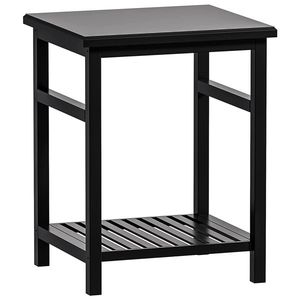 Comodino in Bambù WTZ Salvaspazio e Facile da Usare per Camera da Letto e Soggiorno, Tavolino da Notte per Appartamenti - Product Image 1