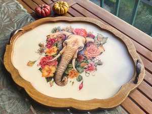 ถาดลายออกแบบรูปทรงไม่สมมาตร ถาดเก็บของในครัว ถาดเสิร์ฟสำหรับร้านอาหาร โดย UO INDIA - Product Image 6