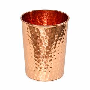 Vaso Clásico Hecho a Mano de Cobre Puro con Relieve de R.K. INTERNATIONAL |   Regalo Empresarial Ligero, Ecológico y a Prueba de Fugas, Grabado - Product Image 2