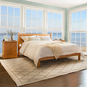 Premium Solid Wood Platform <b>Bed</b> <b>Frame</b> | Minimalist Natural Finish King/<b>Queen</b> <b>Size</b> <b>Bed</b> | Pindel Handcraft - Product Image 3