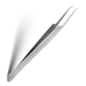 Pinzas Profesionales para Pestañas, Antiestáticas, No Magnéticas, Duraderas, de Acero Inoxidable, con Punta Serrada y Lisa, Agarre Perfecto - Product Image 2