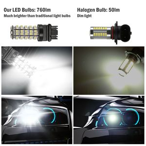 Kit da 10 lampadine LED T25 3528SMD per auto, 760lm 6000K, bianco puro, ricambio per lampade auto - Product Image 4