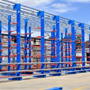 Étagère industrielle robuste à cantilever en acier, réglable, avec revêtement électrostatique, pour entrepôt, conception personnalisée, la plus vendue - Product Image 1