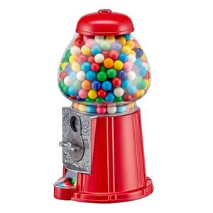 Kwang Hsieh 9" (In French) Red for Kids <b>Coin</b> Operated Candy Dispenser Gumball Machine - Product Image 2