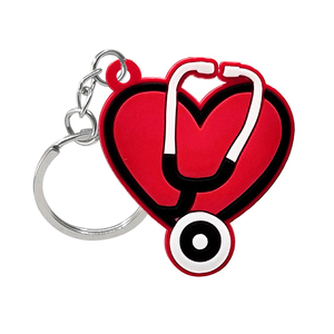 Customized Soft Rubber Keyholder Cute Medicine Cartoon Design Medical Nurse Gift Durable Stylish Promotional Keychains - Product Image 4
