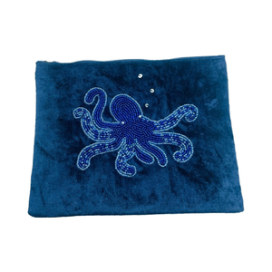 Grande capacité, sac de toilette de voyage portable en tissu nylon, brodé à la main, pliable, fermeture éclair, multifonctionnel, rangement pour bijoux - Product Image 1