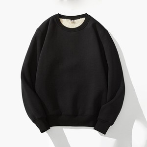 YALI Individuelles Logo Vorne Bestickt Atmungsaktiver Regular Fit Herren Rundhals-Sweatshirt aus French Terry Polyester Schwergewicht Winter-Sweatshirt - Product Image 2