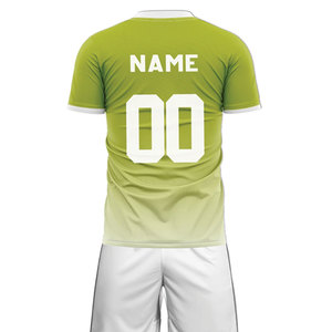 Kits de football en jersey 100% polyester sublimé en gros, uniformes de football personnalisés pour hommes, respirants, avec logo pour hommes - Product Image 5