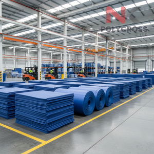 Bâche en PVC laminé résistante aux déchirures et imperméable, vente en gros directe usine, pour usage industriel et logistique - Product Image 5