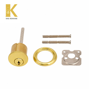 Cilindro de Cerradura de Embutir con Llave SX, Latón Pulido, Latón Sólido, Inspección Completa de Fábrica - Product Image 1