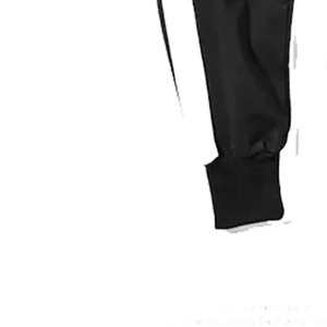 LAMA INDUSTRIES – Pantalon de jogging décontracté noir en lin/coton pour homme, taille élastique, braguette zippée, coupe croisée, printemps - Product Image 3