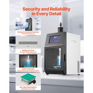 Omogeneizzatore a Ultrasuoni 2-in-1 da 2000W con Sonda in Lega di Titanio da 0,79 Pollici, Frequenza 20KHz, Timer Continuo, Motore a Tre Nuclei - Product Image 6