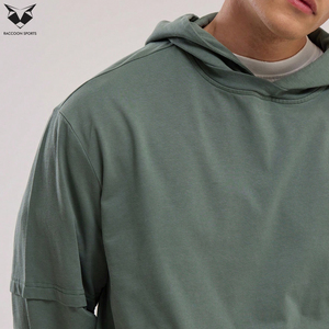 Nuevo Producto Sudadera con Capucha de Manga Larga, Estilo Doble Capa, Unisex, Forro Polar Grueso, Sudadera con Capucha para Calle, Estilo Informal - Product Image 6
