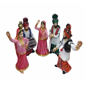 Estatuas de fibra para centros de mesa de Bhangra Punjabi y escenarios de Sangeet de boda, para bodas Punjabi, California, EE. UU. - Product Image 1
