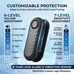 <span class=keywords><strong>Alarma</strong></span> para <span class=keywords><strong>Bicicleta</strong></span> Apple Find My, Inalámbrica, 110dB, Antirrobo, Impermeable, Sensor de Vibración, Sistema de Seguridad para <span class=keywords><strong>Bicicleta</strong></span> con Control Remoto - Product Image 3