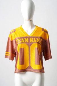 Camiseta de Fútbol Estilo Americano para Hombre, Personalizable, para Prácticas Deportivas, con Impresión de Nombre del Equipo, Servicio OEM - Product Image 6