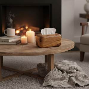 Decorative Wooden Napkin <b>Tissue</b> <b>Holder</b> Box Multipurpose Storage For <b>Kitchen</b> Dining Table Home Hotel Restaurant And Office Use - Product Image 5