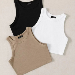 Meilleur débardeur court pour femme 2026 – Style été ajusté et moulant, idéal pour les adolescentes – Basique mais de haute qualité - Product Image 1
