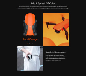 Evo Nano bay không người lái PDAF + cdaf 48mp máy ảnh tự động lấy nét Hệ thống 3-trục Gimbal dài phạm vi an ninh bay không người lái với nhà sản xuất chuyên nghiệp - Product Image 6