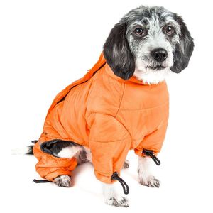 Helios Thunder Full Body <b>Waded</b> Plush Dog <b>Jacket</b> Adjustable and 3M Reflective for Pets - Product Image 2
