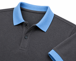 Wholesale Knitted 100% Cotton Breathable <b>Men's</b> <b>Shirts</b> <b>Cuban</b> Collar Custom Golf Tennis Wear Short Sleeve High Street Style - Product Image 5