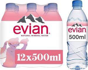 น้ำแร่ธรรมชาติอีเวียนแบบมีฟอง 24 ขวด ขนาด 500 มล. บรรจุขวดพลาสติก ได้รับการรับรองมาตรฐาน ISO/Kosher ผลิตในเนเธอร์แลนด์ เก็บรักษาแบบเย็น - Product Image 4