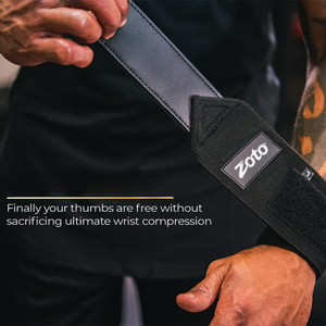Custom Logo Elastic Weightlifting Wrist Wraps Gym Fitness Support <b>Straps</b> High Quality Powerlifting Bands Wholesale - Product Image 6