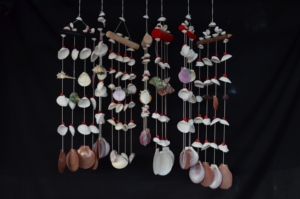Handmade Eco-Friendly Natural Seashell Love Angel Wind Chime <b>Beaded</b> <b>Curtain</b> Living Room Decor - Product Image 2