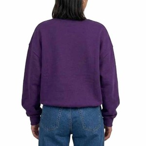 Sweat-shirt à capuche pour femme de haute qualité, personnalisé avec logo imprimé, épaules tombantes, coupe ample, éco-responsable, décontracté - Product Image 3